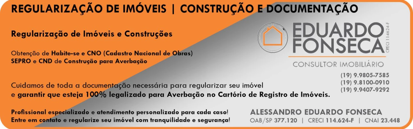 REGULARIZAÇÃO DE IMÓVEIS E CONSTRUÇÃO REGULARIZAÇÃO DE IMÓVEIS E CONSTRUÇÃO